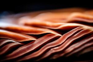 Flowing abstract fabric texture in warm tones photo