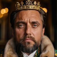 Regal portrait of a distinguished gentleman photo