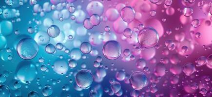 Colorful abstract bubbles background photo