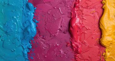 Vibrant abstract paint texture background photo