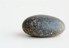 Smooth river rock with natural patterns photo