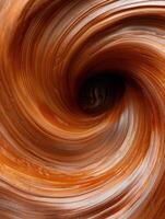 Swirling abstract pattern in warm tones photo