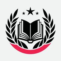 Book Line Drawing Icon Clean and Minimalist Design for Education Projects. vector