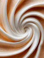 Swirling abstract pattern in warm tones photo