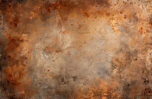 Aged and weathered metal surface with rust and texture photo