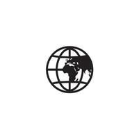 a globe on the top vector