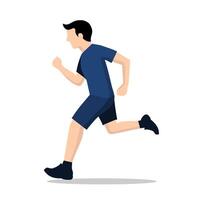 Man Jogging Design Illustration vector