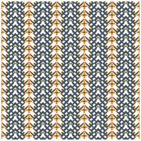 Seamless Geometric Print Patterned textile or wallpaper with repetitive diamond shapes in orange, white, and grey. vector