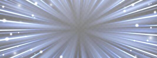 Radial speed rays, light neon flow, zoom in motion effect, blue glow speed lines, colorful light trails, perspective stripes vector