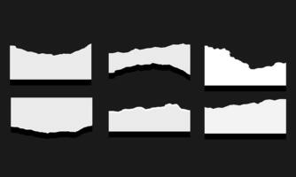 Paper torns set vector