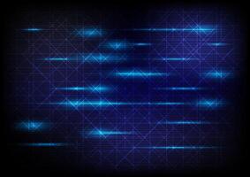 Abstract background with blue lines network vector