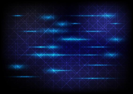 Abstract background with blue lines network