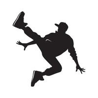 Creative Freestyle Dance Routine Featuring Fluid Movements and Vibrant Choreography on Stage vector