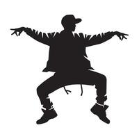 Hip Hop Dance Performance Featuring Rhythmic Creativity and Urban Artistic Style vector