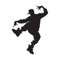 Creative Hip Hop Dance Routine Highlighting Artistic Talent and Urban Rhythms on a Captivating Stage vector