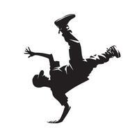 Freestyle Dancer Performing Captivating Routine with Fluid Movements and Rhythmic Precision on Vibrant Stage vector