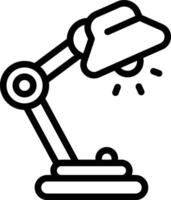 Table Lamp Icon. Desk Lamp Icon vector