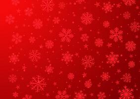 Christmas background with decorative snowflake design vector