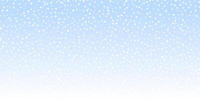 Christmas banner with falling snowflakes design vector