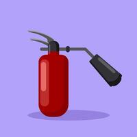 Flat illustration Fire extinguishers with modern flat style another type vector