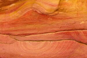 Coloured Canyon is a rock formation on South Sinai peninsula. Desert rocks of multicolored sandstone background. photo