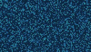 Dark blue color Light Abstract pixels Technology background for computer graphic website internet. Mosaic wallpaper with copy space vector