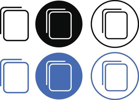 Copy, Duplicate Icon set. Copy duplicate document paper. File copy icon symbol. symbols for copy sign vector