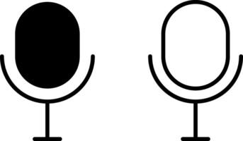 Microphone Icons set. mic symbol. voice icon symbol buttons. Broadcast mic sign. vector