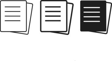 notebook icon . clipboard icon symbol. Document sign vector