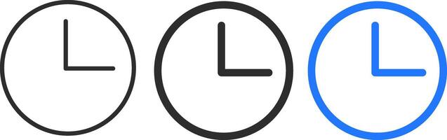 time or clock icon set. Time speed icon symbol. rapid speed delivery . clock different times sign. vector