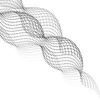 rcular halftone dots vector