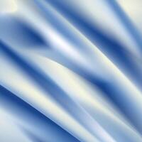 A blue and white abstract background with waves vector