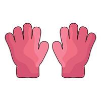 illustration of gloves vector