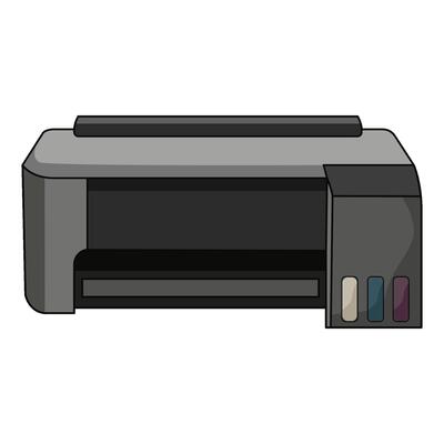 illustration of printer