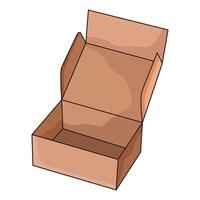 illustration of cardboard box vector