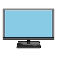 illustration of computer monitor vector