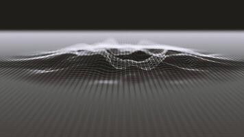Abstract Grid With Turbulence Map Background video