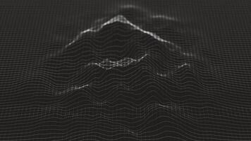 Abstract Grid With Turbulence Map Background video