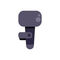 Vr controller simulating holding experience with hand strap vector