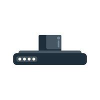 Modern smartphone rear camera module showing four lenses vector