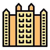 Imposing palace representing monarchy and majestic architecture vector