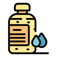 Waterproofing coating protecting container from water drops vector