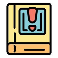 Gaming cartridge with exclamation point showing importance vector