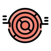 Marketing targeting strategy reaching specific customer segment icon vector
