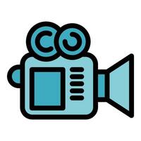 Retro movie camera capturing memories, a nostalgic icon of filmmaking vector