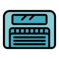 Saving data with a retro floppy disk, preserving information in the digital age vector