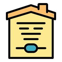 House security system protecting modern homes with smart technology vector