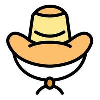 Cowboy hat showing western fashion and wild west style vector