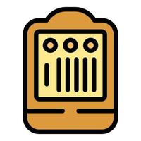 Abacus showing calculations in finance and accounting vector