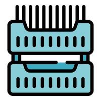 Ram memory modules for computer showing data transfer vector